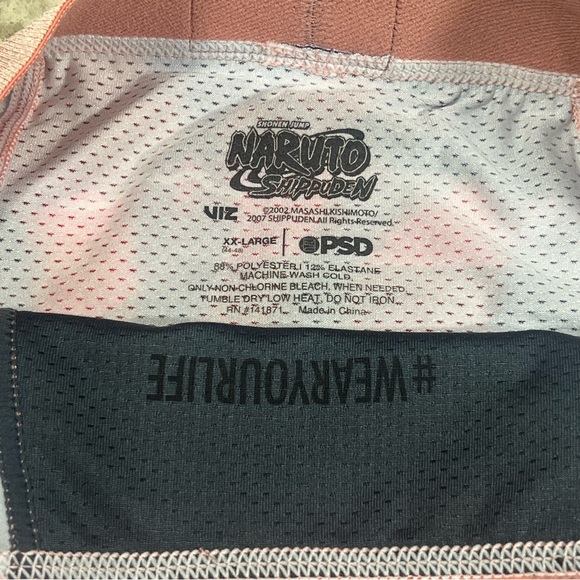 PSD x Naruto Shippuden Naruto Uzumak “Weapons” Boxer Brief Size XXL Red NEW - Picture 5 of 7